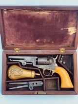 Colt 1849 pocket , Factory engraved with original antique ivory grips - 2 of 7