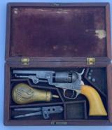 Colt 1849 pocket , Factory engraved with original antique ivory grips - 1 of 7