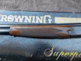 Browning Belgium Superposed Superlight O/U 20 Gauge Shotgun Like New in Original Box - 4 of 7