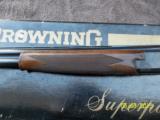 Browning Belgium Superposed Superlight O/U 20 Gauge Shotgun Like New in Original Box - 4 of 12