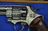 Smith & Wesson Model 29-2 Nickel Factory Engraved with box - 4 of 10