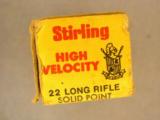 Stirling .22LR Super High Speed solid point ammunition, 50rd box w/28 rds - 6 of 7