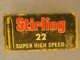 Stirling .22LR Super High Speed solid point ammunition, 50rd box w/28 rds - 1 of 7