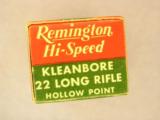 Remington Hi-Speed Kleanbore .22LR Hollow Point 50 rd. Red/Green box of ammunition - 5 of 6