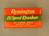Remington Hi-Speed Kleanbore .22LR Hollow Point 50 rd. Red/Green box of ammunition - 1 of 6