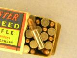 Pre WWII Winchester .22LR Super Speed “STAYNLESS” “KOPPERKLAD”
50rd red/yellow/blue box of ammunition - 2 of 7