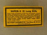 Western SUPERX .22LR Long Range 50 rd box of Pre-WWII ammunition - 3 of 6