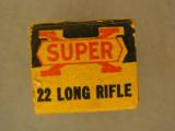 Western SUPERX .22LR Long Range 50 rd box of Pre-WWII ammunition - 5 of 6