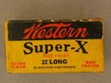 Western SUPERX .22 “LONG” Long Range 50 rd box of ammunition - 1 of 5