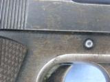 Colt 1911 US Army .45 acp WWI pistol w/97% orig. blue - 8 of 9