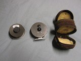 Hardy Marquis #6 fly reel with spare spool and leather case. - 2 of 5