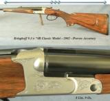 KRIEGHOFF 9.3 x 74R MODEL CLASSIC- VERY NICE WOOD- PROVEN ACCURACY- OVERALL 96-97%- 2 1/2