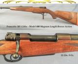 FRANCOTTE 505 GIBBS on a MOD 400 MAG LENGTH BREVEX MAUSER ACTION- 11 Lbs. 9 Oz.- EXC BORE- OVERALL 95% - 1 of 5