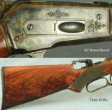 TURNBULL RESTORATION WIN MOD 1886 DELUXE RIFLE- 45-70- 35% ENGRAVING COVERAGE- NEW BARREL & ACCURATE - 3 of 5