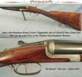 MacNAUGHTON 12 BORE ROUND ACTION TRIGGERPLATE BAR-IN-WOOD - THE LAST RECORDED GUN of THIS GREAT ERA - 1 of 9