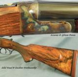 WESTLEY RICHARDS 577 N E- DROPLOCK- GOLD INLAYS by MASTER KEN HUNT- ACCURATE & AFRICAN PROVEN - 4 of 6