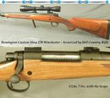 REMINGTON CUSTOM SHOP 270 WIN- MOD 700 Gr I CUSTOM- TOTALLY ACCURIZED by HILL COUNTRY RIFLE- ACCURATE - 1 of 3
