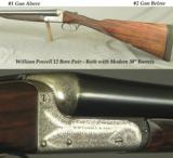 WILLIAM POWELL- 12 BORE PAIR- BOXLOCK EJECT- MODERN 30