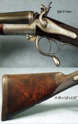 HOLLAND & HOLLAND 12- PERKES SELF-COCKING HAMMER PUSH UNDERLEVER- 28