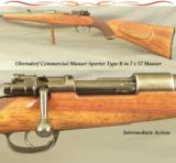 MAUSER 7 x 57 - COMM OBERNDORF- TYPE B- 1931- ORIGINAL GUN- 24