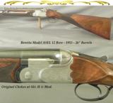 BERETTA 1955 ASEL 12- 26" V R Bbls.- ONLY 6 Lbs. 13 Oz.- FAR BETTER WOOD THAN THAN MOST ASEL's- SNST - 1 of 6