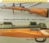 HARVEY, BILL- 338 FULL CUSTOM- FN MAUSER- FORMER PURDEY CHARLES LEE ENGRAVED- NICE WOOD - 1 of 4