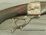 GIBBS .461 #2 GIBBS FARQUHARSON FALLING BLOCK- ALL ORIG- CLASSIC PIECE- 90% ENGRAVING- DIES & CASES - 2 of 7