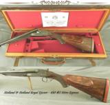 HOLLAND & HOLLAND 450 #2 N. E. ROYAL- VERY RARE CARTRIDGE in a H&H- EXC. PLUS BORES- EXC. GUN INSIDE & OUT - 1 of 8
