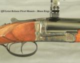 CHAPUIS 375 H&H S x S MOD AFRICAN PH- OVERALL COND 97%- QD PIVOT MOUNTS with 30mm RINGS- CASE COLORED - 2 of 4