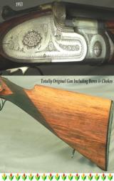 BERETTA 1953 MOD S2 SIDELOCK- EXC. ORIG. CONDITION- 28 3/8