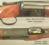 PERAZZI 28 & 20- MX8-20- 2 BARRELS- VIRTUALLY as NEW- 1997- ORIG 28 BORE- 20 Bbls. ADDED- EXC. PLUS COND.- 2 of 5