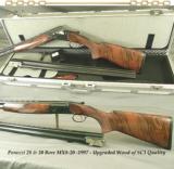 PERAZZI 28 & 20- MX8-20- 2 BARRELS- VIRTUALLY as NEW- 1997- ORIG 28 BORE- 20 Bbls. ADDED- EXC. PLUS COND.- 1 of 5