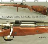 BROWNING BELGIUM 7mm REM MAG- MEDALLION GRADE- FN MAUSER ACTION- CLAW EXTRACTOR- 1968- OVERALL 93% - 1 of 4