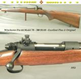 WINCHESTER MOD 70 PRE-64- 300 H&H- 1951- EXC. & ORIG.- ANOTHER FROM an OLD COLLECTION- 98% BLUE- STOCK at 97% - 1 of 3