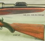 RIGBY 275 (7 X57 Mauser)- SINGLE SQUARE BRIDGE MAUSER ACTION- 1917- QD SCOPE MOUNT- MODERN LEUPOLD ALASKAN 2.5 SCOPE - 3 of 4