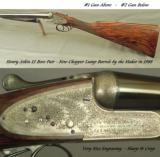 ATKIN 12
SIDELOCK PAIR- NEW CHOPPER LUMP Bbls. in 1988 by the MAKER- NEW BUTTSTOCKS by the MAKER- ALL LONDON - 6 of 10