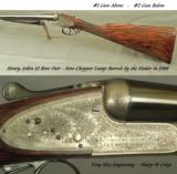 ATKIN 12SIDELOCK PAIR- NEW CHOPPER LUMP Bbls. in 1988 by the MAKER- NEW BUTTSTOCKS by the MAKER- ALL LONDON - 6 of 10