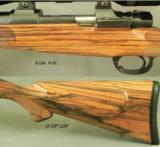 BOLLIGER, MOUNTAIN RIFLERY- 7 x 57 FULL CUSTOM- MAUSER- EXC. WOOD- PURE BOLLIGER CLASSIC STOCK- GREAT CHECKERING - 2 of 5