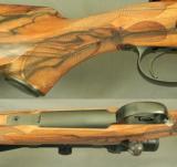 BOLLIGER, MOUNTAIN RIFLERY- 7 x 57 FULL CUSTOM- MAUSER- EXC. WOOD- PURE BOLLIGER CLASSIC STOCK- GREAT CHECKERING - 4 of 5