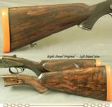 HOLLAND & HOLLAND 500/465 N. E.- DOMINION SIDELOCK EJECT- EXC PLUS BORES- RIGHT HAND & LEFT HAND STOCK- CASED - 6 of 6