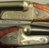 HELLIS 20 BOXLOCK EJECT- LIGHT at 5 Lbs. 7 Oz.- MILLER SINGLE SELECT TRIGGER- 27" Bbls.- CASED in a PERIOD LEATHER TRUNK
- 2 of 4