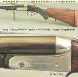 ARMY & NAVY 470-
28" EXTRACTOR CHOPPER LUMP Bbls- EXC BORES- SOLID WOOD- A VERY GOOD WORKING RIFLE - 1 of 3