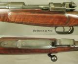 RODDA 11.2 x 72 SCHULER- by AUGUST SCHULER for RODDA- 1928 SUHL MADE MAUSER- THE BORE as NEW - ORIG SINCE DAY
ONE- ORIG TRUNK CASE - 3 of 6