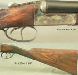 HOLLAND & HOLLAND 16- BOXLOCK EJECT LIGHT GAME GUN- 28" EJECT Bbls.- MADE 1968- STRAIGHT HAND at 15"- 6 Lbs. 1 Oz.- CASED - 2 of 6