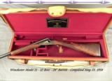 WINCHESTER MOD 21- 12- COMPLETED 1958- 28" Bbls.- AS ORDERED & LETTERED by CODY- EXC. WOOD- STRAIGHT STOCK- CASED - 1 of 4