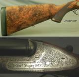 RIGBY RISING BITE 470- NICE 1888 SIDELOCK w/ 26" EJECT CHOPPER LUMP 2005 LONDON PROVED Bbls.- NEW BUTT & FOREND- 97% ENGRAVING - 2 of 4