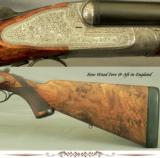 RIGBY RISING BITE 470- NICE 1888 SIDELOCK w/ 26" EJECT CHOPPER LUMP 2005 LONDON PROVED Bbls.- NEW BUTT & FOREND- 97% ENGRAVING - 4 of 4