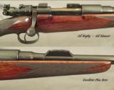 RIGBY 275 (7 X57 Mauser)- INTERMEDIATE MAUSER ACTION- 1912- EXC PLUS BORE- Q D LEVER SCOPE MOUNT- 4X ZEISS- CASED - 3 of 7