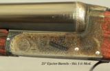 CHURCHILL 12 EJECT- 25" Bbls.- REGAL MODEL- VERY NICE WOOD- 96% ENGRAVING- 1969- 14 13/16" LOP- ALL ORIG.- CASED - 5 of 6