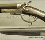 THOMAS BLAND- 500/450 #1 EXP- EXC PLUS BORES- VERY NICE UNDERLEVER HAMMER RIFLE- HENRY'S PATENT STEEL BARRELS- 4 of 5